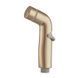 Смеситель настенный с гигиеническим душем ZERIX REX-222 BRUSHED GOLD из нерж. стали (Цвет матовое золото) (ZX6122) ZX6122 фото 3