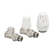 Комплект для підключення радіатора Koer SET-15 - 1/2"x3/4" (прямий) з термоголовкою ЗЗ (KR3180) KR3180 фото 1