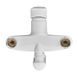 Змішувач для ванни PLAMIX OSCAR-008 EURO SET WHITE (зі шлангом, лійкою та кронштейном) (PM0698) PM0698 фото 4