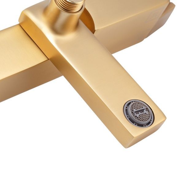 купити Душова колона зі змішувачем Haiba KANT 009-J BRUSHED GOLD (HB9606) фото