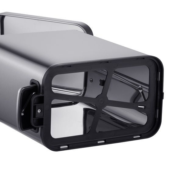купити Відро для сміття з плавним закриттям прямокутне MIXXUS PREMIUM QUADRO-TC0105 SS COLOR 5л (колір нержавійка) (MI7062) фото