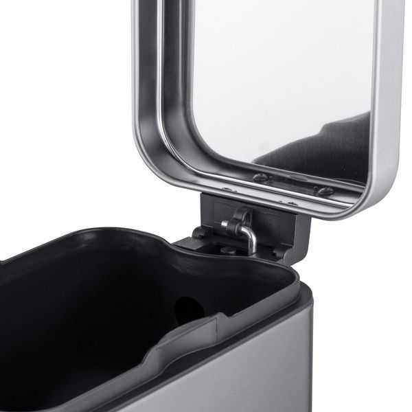 купити Відро для сміття з плавним закриттям прямокутне MIXXUS PREMIUM QUADRO-TC0105 SS COLOR 5л (колір нержавійка) (MI7062) фото