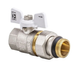 Кран з американкою 1/2" "антіпротечка" (Koer KR.227.W-Gi) білий (KR0190) KR0190 фото 1