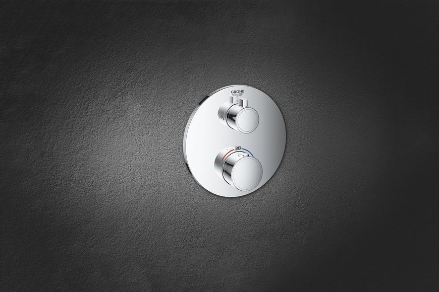 купить Смеситель скрытого монтажа с термостатом Grohe Grohtherm Convent. Concealed (24076000) фото
