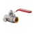 Кран кульовий з дренажем та повітровідвідником