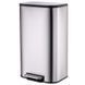 Мусорное ведро с плавным закрытием прямоугольное Mixxus Cubic-TC0112 SS Color 12л цвет нержавейка (MI7089)  MI7089 фото 1