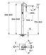 Напольный смеситель для ванны Grohe Eurocube (23672001) 23672001 фото 2