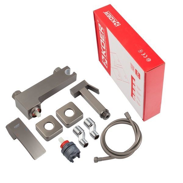 купить Смеситель для гигиенического душа KOER KB-24037-07 (Цвет графит) (KR6006) фото