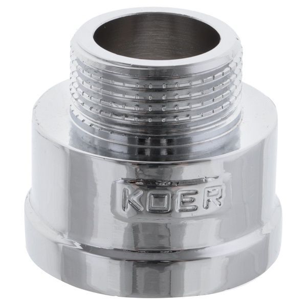 купить Переходник (коннектор) 3/4"х1" (хром) Koer KF.A0810.CHR (KF0136) фото