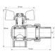 Кран з американкою 1/2" (Koer KR.228) кутовий (KR0016) KR0016 фото 2