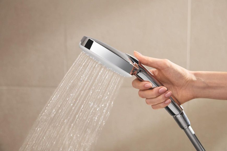 купить Душова система з термостатом для настінного монтажу Grohe Tempesta System 250 Cube (26689001) фото