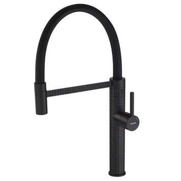 купить Змішувач для кухні MIXXUS PREMIUM OLIWER 017 BLACK REFL.BLACK (Колір чорний+вилив чорний) (MI6966) фото