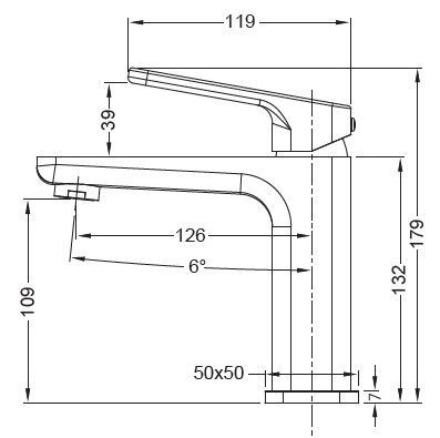 купить Смеситель для умывальника KOER KB-10031-05 (Цвет черный) (KR5431) фото