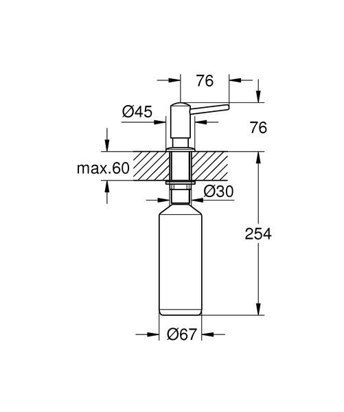 купить Дозатор для миючого засобу Grohe (40536DC0) фото