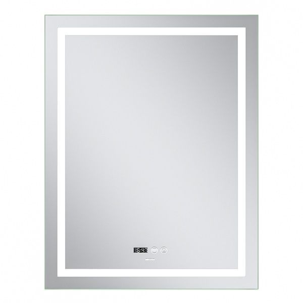 купити Дзеркало MIXXUS PREMIUM FLASH MR21-70x90 з LED Touch, Anti-fog, димером, рег. яскравості, годинником (MP6618) фото