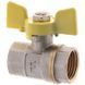 Кран шаровый FERRO PL 1/2" ГГБ газ art. 602 (латунный шар) (FE0559) FE0559 фото 2