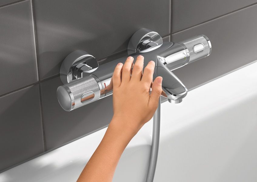 купити Змішувач для ванни з термостатом Grohe Grohtherm 1000 Performance (34779000) фото