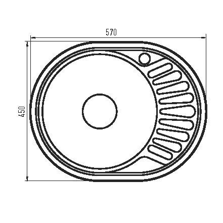 купити Мийка ZERIX Z5745-08-180MD (micro decor) (ZM0615) фото