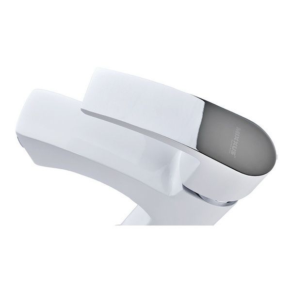 купить Смеситель для умывальника MIXXUS MAGNUM 001 NUT WHITE-CHROME (Цвет белый/хром) (MI6201) фото