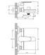 Смеситель для ванны HAIBA DARIO 009 EURO (Цвет хром) (HB0873) HB0873 фото 4