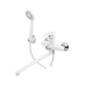 Смеситель для ванны PLAMIX CEZAR-006 EURO SET WHITE (со шлангом, лейкой и кронштейном) (Цвет белый) (PM0666) PM0666 фото 1