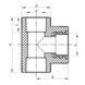 Тройник ВР 32x3/4F PPR Koer K0106.PRO (KP0126) KP0126 фото 2