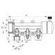 Коллектор теплого пола 3 контура (40x20) PPR Koer K0170.PRO (KP0220) KP0220 фото 2