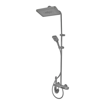 купить Душевая колонна со смесителем MIXXUS PREMIUM RIVIERA 009-J GRAPHITE с кноп. переключ., 4 режима (Цвет графит) (MI6835) фото