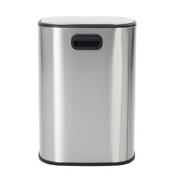 купити Відро для сміття з плавним закриттям овальне MIXXUS PREMIUM DIVERSE-TC0105 SS COLOR 5л (колір нержавійка) (MI7078) фото