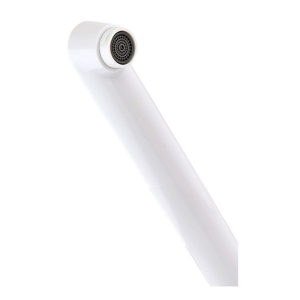 купити Змішувач для ванни Plamix Omega-140 Euro White (без шланга та лійки) (PM0648) фото