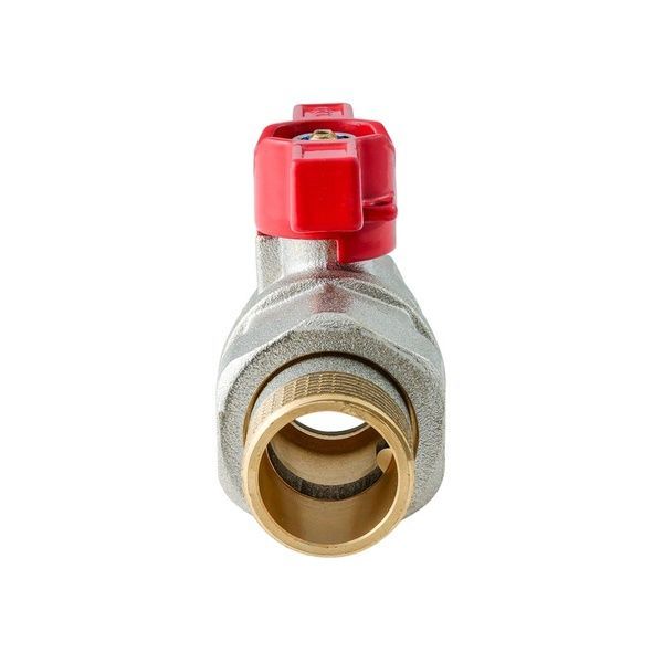 купить Кран с американкой KOER EXTREME KE.227-20 - 3/4" ручка "бабочка" красная (KR5766) фото