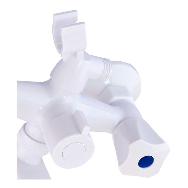 купити Змішувач для ванни Plamix Omega-140 Euro White (без шланга та лійки) (PM0648) фото