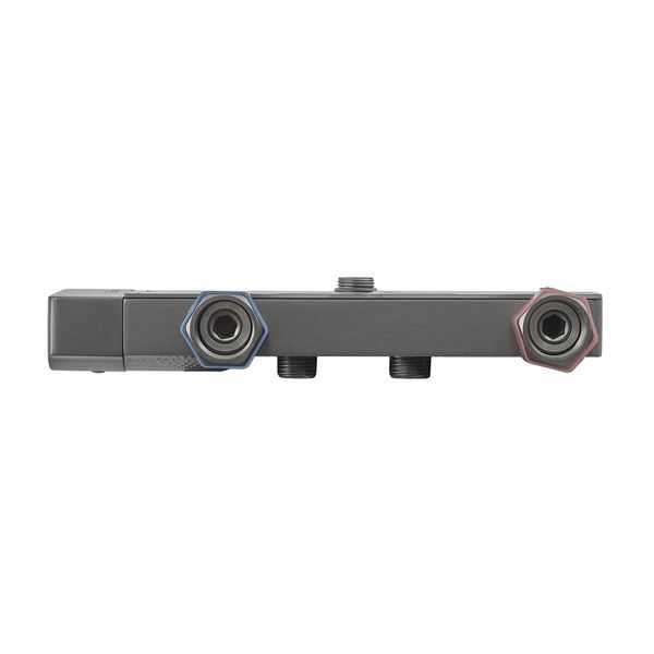 купить Душевая колонна со смесителем MIXXUS PREMIUM RIVIERA 009-J GRAPHITE с кноп. переключ., 4 режима (Цвет графит) (MI6835) фото