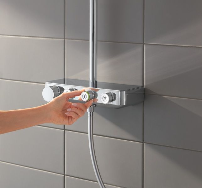 купити Душова система з термостатом для душа Grohe Euphoria SmartControl System (26508000) фото