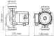 Насос циркуляционный центробеж. Koer KP.GRS-32/8-180 (с гайками, кабелем и вилкой) (KP0252) KP0252 фото 3