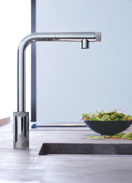 купити Змішувач для кухні з висувним виливом Grohe Eurosmart New (31613000) фото
