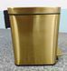 Мусорное ведро с плавным закрытием прямоугольное MIXXUS PREMIUM QUADRO-TC0105 BRUSHED GOLD 5 л (цвет матовое золото) (MI8394) MI8394 фото 26