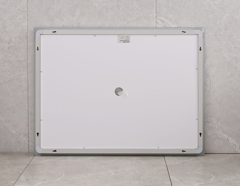 купити Дзеркало MIXXUS WARM MR02-80x60 з LED Touch, Anti-fog, димером, рег. яскравості, годинником (MI6004) фото