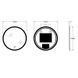 Зеркало ZERIX SOLO MC02-80 с LED Touch, Anti-fog, димером, рег. яркости (ZX6066) ZX6066 фото 2
