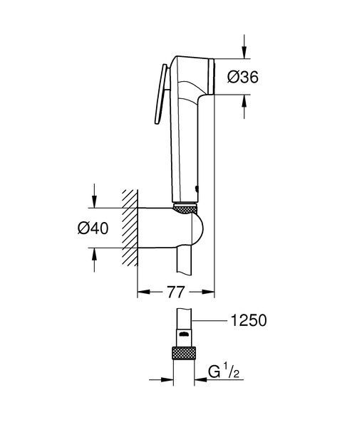 купити Гігієнічний душовий набір Grohe Tempesta-F Trigger Spray (27513001) фото