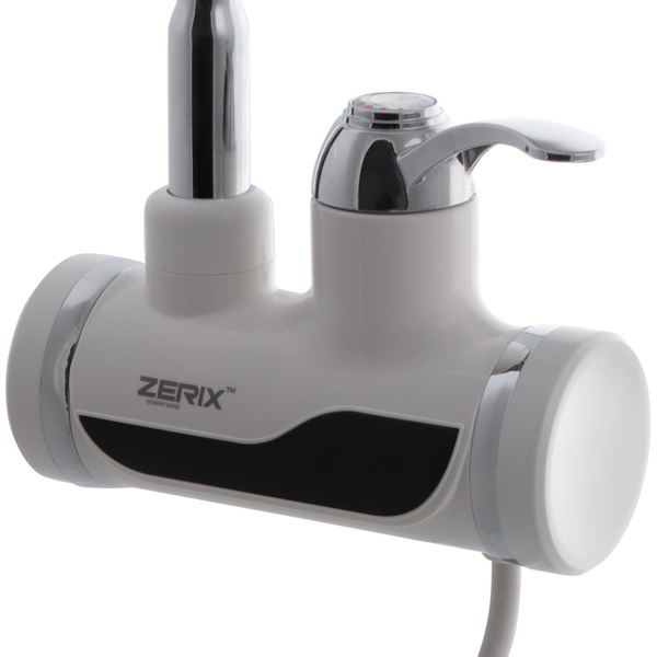 Проточний водонагрівач ZERIX ELW02-EFWP (з індик. темп. і УЗО) (ZX2806) ZX2806 фото