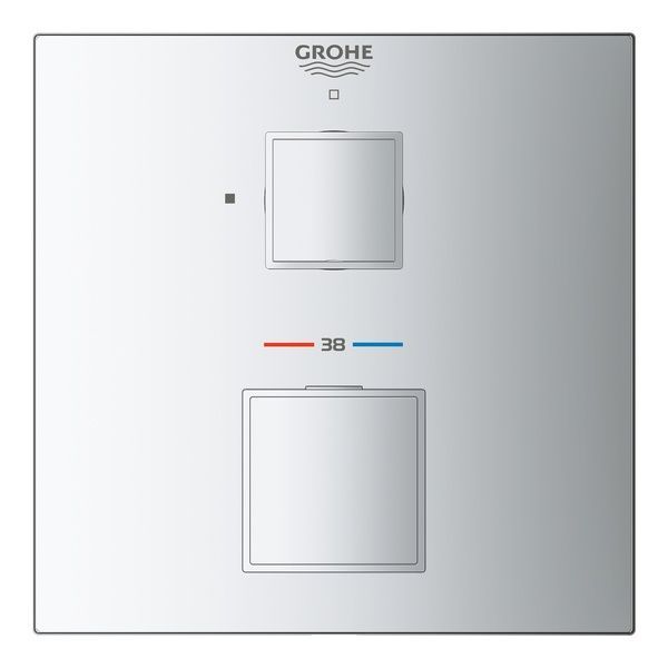 купить Смеситель скрытого монтажа с термостатом Grohe Grohtherm Cube (24153000) фото