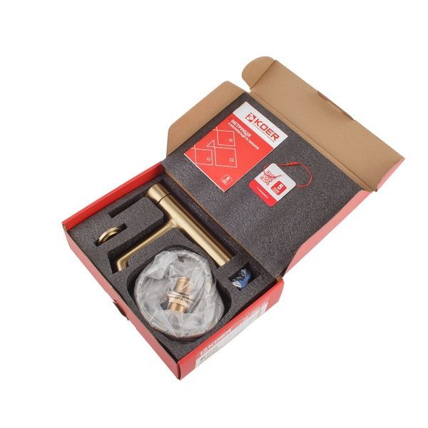 купити Змішувач для умивальника Koer KB-10029-12 Колір матове золото (KR5501) фото