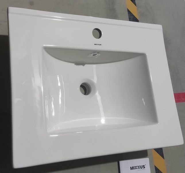 купити Раковина меблева Mixxus Premium CUBIC-1501 610х460х170mm з отвором під змішувач та переливом (MP649 фото