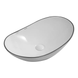 Раковина накладна MIXXUS PREMIUM WAVE-0105 EDGE BLACK 620х360х160mm (MP6556) MP6556 фото 1