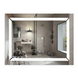 Зеркало MIXXUS LIGHT MR01-90x70 с LED Touch, Anti-fog, димером, рег. яркости, часами (MI5999) MI5999 фото 1