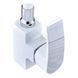 Смеситель для кухни MIXXUS MAGNUM 011 NUT WHITE-CHR. REFL.WHITE с гибким изливом (Цвет белый/хром+излив белый) (MI6204) MI6204 фото 2