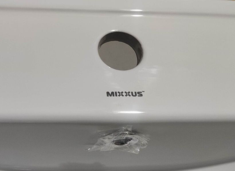 купити Раковина меблева Mixxus Premium CUBIC-1501 610х460х170mm з отвором під змішувач та переливом (MP649 фото