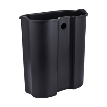 купити Відро для сміття з плавним закриттям овальне MIXXUS PREMIUM TOPPER-TC0205 SS COLOR 5л (колір нержавійка) (MI7059) фото