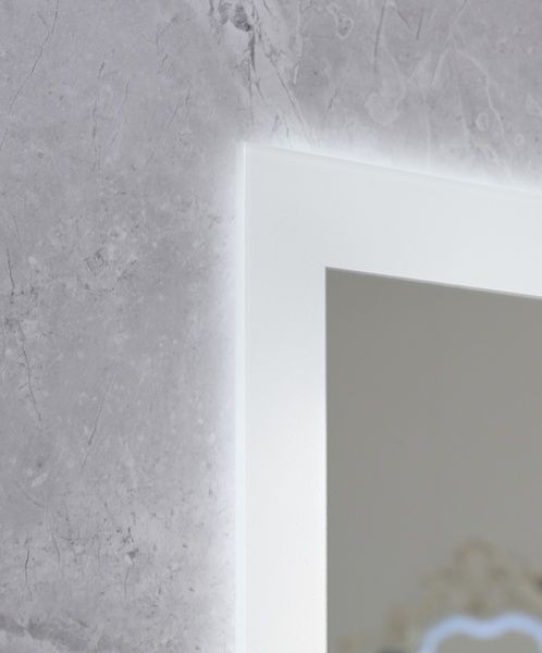 купить Дзеркало MIXXUS FLAT MR04-100x80 з LED Touch, Anti-fog, димером, рег. яскравості, годинником (MI6927) фото